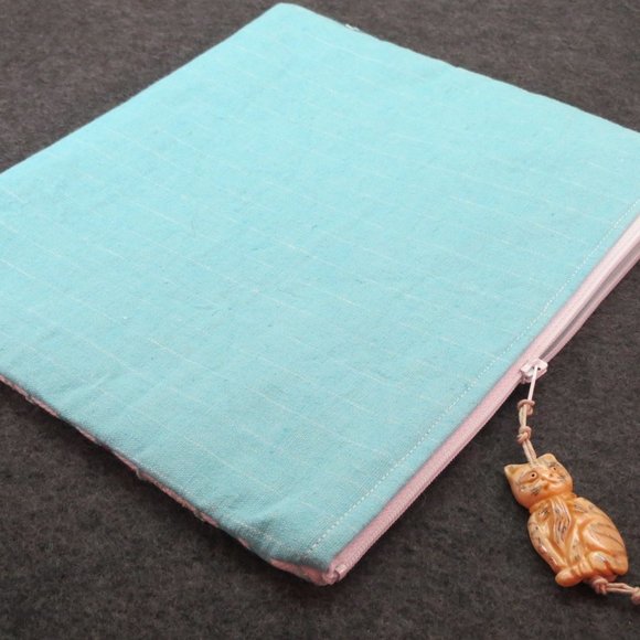 Large Makeup Bag Storage Pouch Cosmetic Tote Zippered Lingerie Travel Kit NWT - Picture 4 of 7